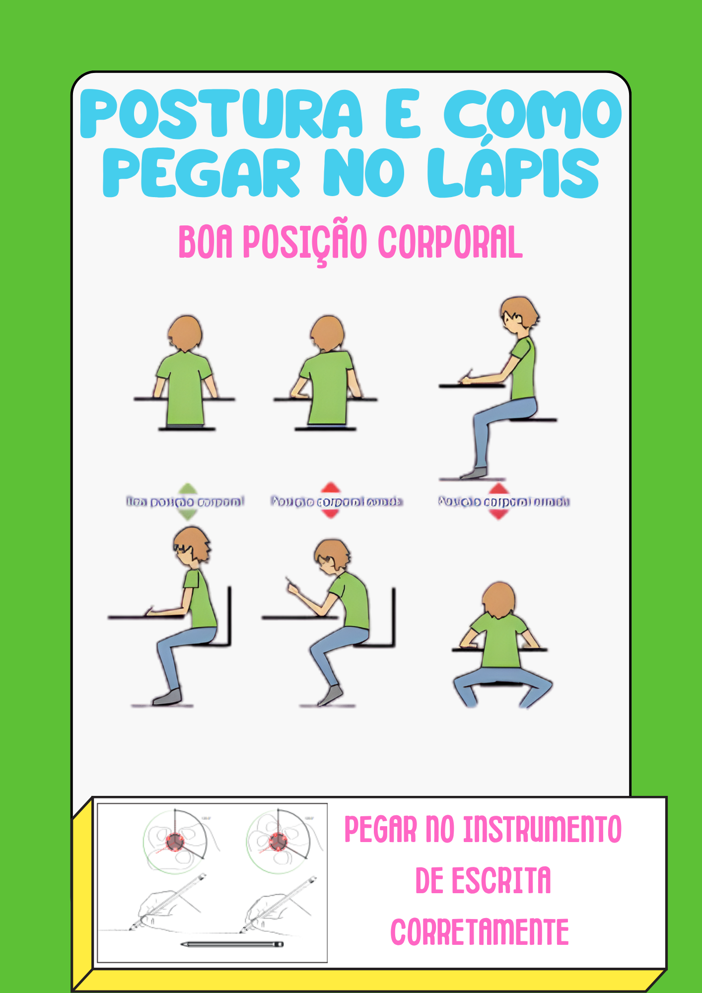 Postura e como pegar